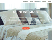 Tablet Screenshot of grupoespumados.com
